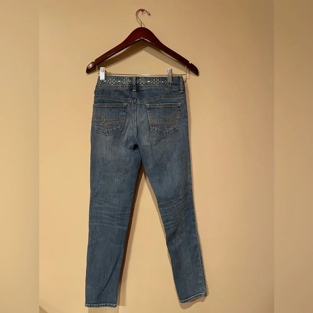 AMERICAN EAGLE - Y2K STUDDED JEANS - Size ) - Picture 4 of 11
